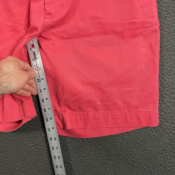 Polo Ralph Lauren Shorts Mens 30 Red Prospect Fit Chino Flat Front Preppy - Picture 12 of 14